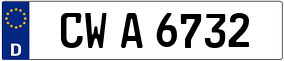 Truck License Plate